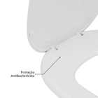 Assento Sanitário Formatos Aspen com Fechamento Comum Oval Polipropileno Gelo Deca