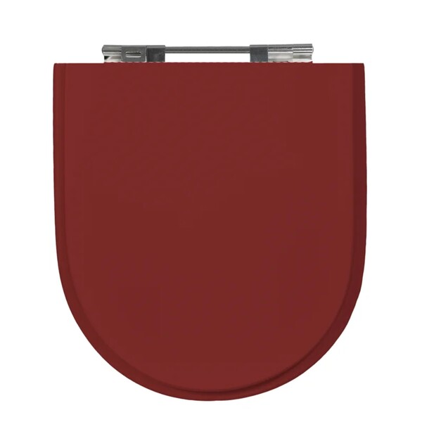 Assento Sanitário Formatos Roca, Celite e Incepa com Fechamento Comum Quadrado em Madeira Marrom Sicmol