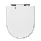 Assento Sanitário Formatos Roca, Celite e Incepa com Fechamento Comum Quadrado em Plástico Branco Sicmol