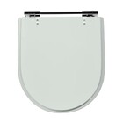 Assento Sanitário Formato Incepa com Fechamento Comum Quadrado em Plástico Verde Sicmol