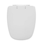 Assento Sanitário Formatos Deca e Eternit com Fechamento Comum Redondo em Plástico Cinza Sicmol