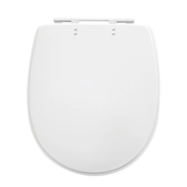 Assento Sanitário Formato Deca com Fechamento Comum Redondo em Plástico ...