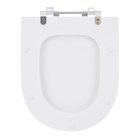 Assento Sanitrio Formatos Deca Roca Icasa e Luzarte com Fechamento Comum Quadrado em Plstico Branco Sicmol
