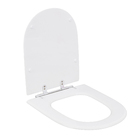 Assento Sanitrio Formatos Deca Roca Icasa e Luzarte com Fechamento Comum Quadrado em Plstico Branco Sicmol