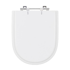 Assento Sanitrio Formatos Deca Roca Icasa e Luzarte com Fechamento Comum Quadrado em Plstico Branco Sicmol