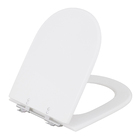 Assento Sanitrio Formatos Deca Roca Icasa e Luzarte com Fechamento Comum Quadrado em Plstico Branco Sicmol