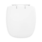 Assento Sanitário Formatos Deca, Incepa, Celite e Logasa com Fechamento Comum Redondo em Plástico Branco Sicmol