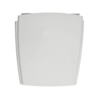 Assento Sanitário Formato Incepa com Fechamento Comum Quadrado em Madeira Branco Sicmol