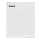 Assento Sanitário Formatos Span Square com Soft Close Quadrado Polipropileno Branco Kohler