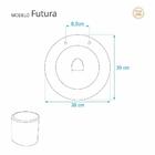 Assento Sanitário Futura Cinza Para Vaso Hervy