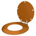 Assento Sanitário Futura Ocre (marrom) Para Vaso Hervy