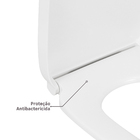 Assento Sanitário Gap/Debba Termofixo Branco Fechamento Suave Roca