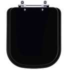 Assento Sanitário Gap Onix (preto Fosco) Para Vaso Roca