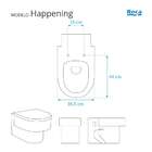 Assento Sanitário Happening Branco Para Vaso Roca