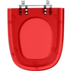 Assento Sanitario Ibiza Vermelho Translucido Vaso Incepa