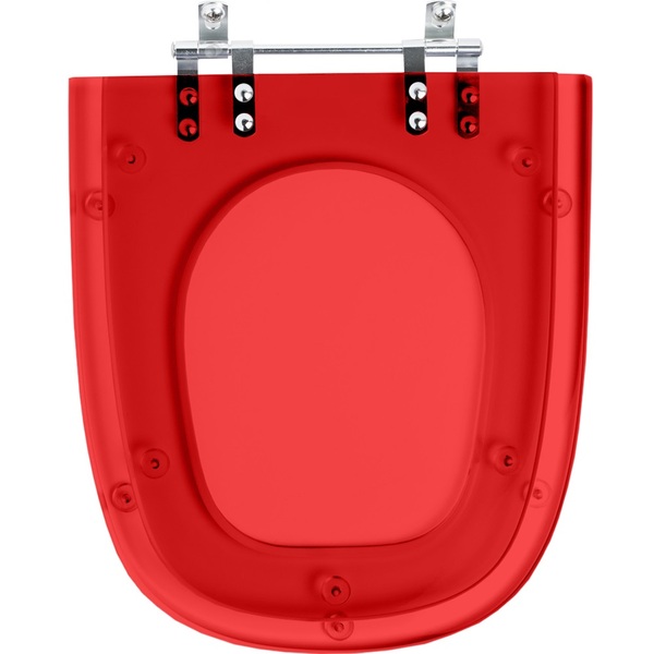 Assento Sanitario Ibiza Vermelho Translucido Vaso Incepa