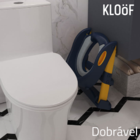 Assento Sanitário Infantil Com Escada - Azul