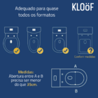 Assento Sanitário Infantil Com Escada - Azul