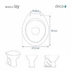 Assento Sanitário Izy Verde Malva Para Vaso Deca