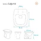 Assento Sanitario Laguna Branco Para Vaso Hervy