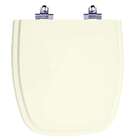 Assento Sanitário Laqueado Amortecido Art Bege Claro Para Vas