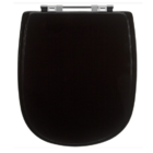Assento Sanitário Laqueado Etna Preto Para Icasa