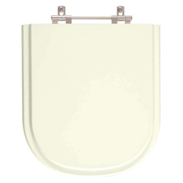 Assento Sanitário Laqueado Loren Luna Bege Claro Para Bacia L