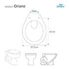 Assento Sanitário Laqueado Oriane Branco Para Ideal Standard