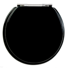 Assento Sanitário Laqueado Ravena Preto Sicmol