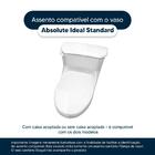 Assento Sanitário Laqueado Soft Close Absolute Cinza Quartzo