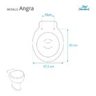 Assento Sanitário Laqueado Soft Close Angra Bone (bege) Para