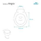 Assento Sanitário Laqueado Soft Close Angra Branco Para Vaso