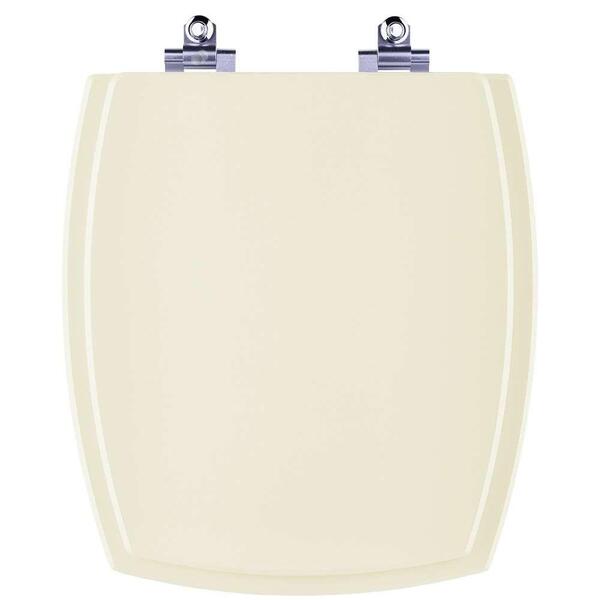Assento Sanitário Laqueado Soft Close Anturius Bege Claro Par