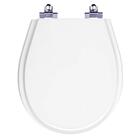 Assento Sanitário Laqueado Soft Close Aries Branco Para Vaso