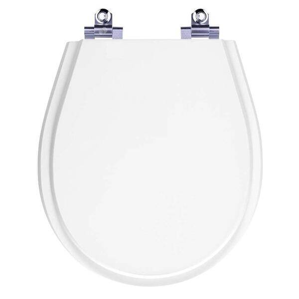 Assento Sanitário Laqueado Soft Close Aries Branco Para Vaso
