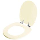 Assento Sanitário Laqueado Soft Close Ascot Bone (bege) Para