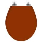 Assento Sanitário Laqueado Soft Close Carina Caramelo Para Va
