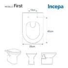 Assento Sanitário Laqueado Soft Close First Branco Para Vaso