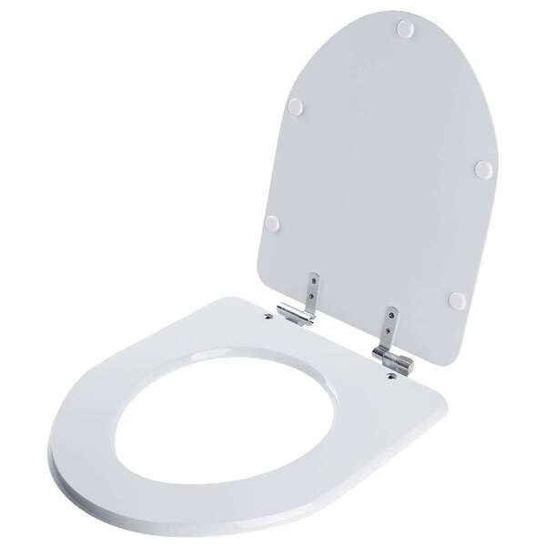 Assento Sanitário Laqueado Soft Close Gunna Branco Para Vaso