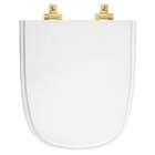 Assento Sanitário Laqueado Soft Close Ibiza Branco Para Vaso