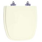 Assento Sanitário Laqueado Soft Close Like Pergamon (bege Cla
