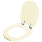 Assento Sanitário Laqueado Soft Close Massima Biscuit (bege C