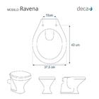 Assento Sanitário Laqueado Soft Close Ravena Cinza Real (cinz