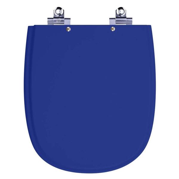 Assento Sanitário Laqueado Soft Close Sabatini Azul Para Vaso