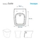 Assento Sanitário Laqueado Soft Close Suite Branco Para Vaso