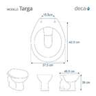 Assento Sanitário Laqueado Soft Close Targa Branco Para Vaso