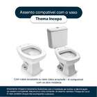 Assento Sanitário Laqueado Soft Close Thema Branco Para Vaso