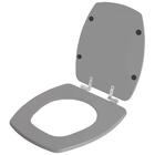 Assento Sanitário Laqueado Soft Close Thema Cinza Ambar (cinz