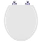 Assento Sanitário Laqueado Soft Close Vila Real Branco Para V