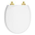 Assento Sanitário Laqueado Soft Close Village Branco Para Vas